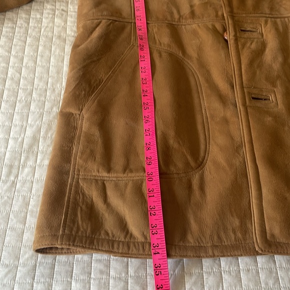 Vintage Shearling Coat | lambskin | suede | sz 44 - Picture 7 of 11